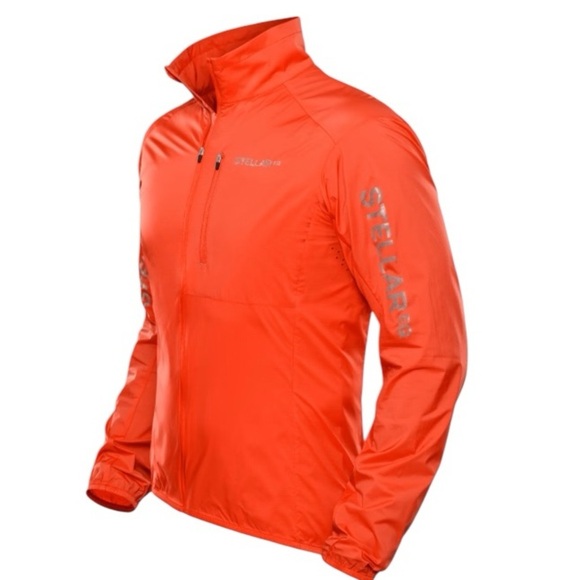 Stellar Equipment Men's Orange Gorpcore Full Zip Windbreaker Jacket 2.0 Size.M - Picture 13 of 15